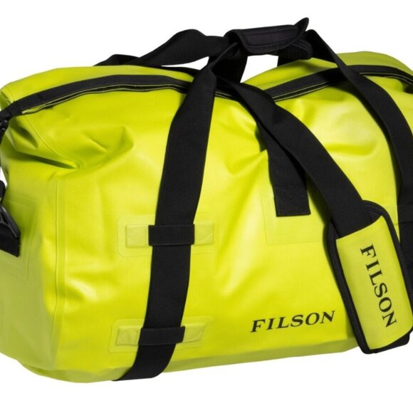 FILSON Waterproof Dry Duffle Bag  - Medium Laser Green NWT - Picture 2 of 9